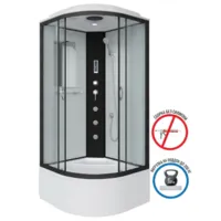 Душевая кабина Niagara NG-6709-14F 100x100x215 (прозрачное стекло/черный)