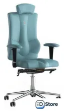Офисное кресло Kulik System Elegance (экокожа, синий с подголовником)