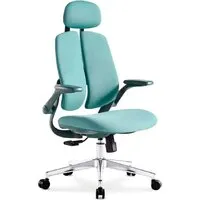 Офисное кресло SitUp Kwin Green Chrome (ткань Green/Green)