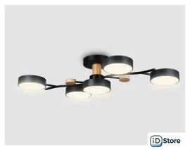 Припотолочная люстра Ambrella light FL4835/5 BK