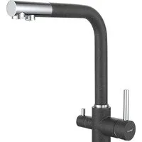 Смеситель GranFest Мрамор 3611 (графит)