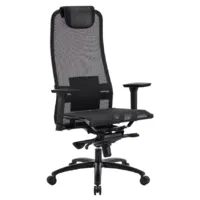 Офисное кресло Everprof DECO BLACK LUX сетка черная