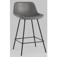 Стул барный Stool Group Деймон полубарный / AV 463-Pg-08(PP) (экокожа серый)