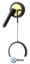 Бра Ambrella light LineTech FL51652/11 BK/GD (черный/золото)