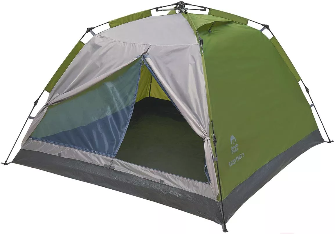 Палатка Jungle Camp Easy Tent 3 зеленый, серый