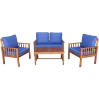 Комплект складной мебели National Tree Company из акации TP6060 (4 предмета)