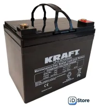 Тяговый аккумулятор KRAFT 12V-33Ah