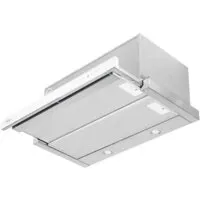 Кухонная вытяжка Akpo Light Touch Glass Twin II 60 WK-7 (белое стекло/нержавеющая сталь)