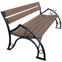 Скамья садовая M-Group Шарики / 18090410 (1м)