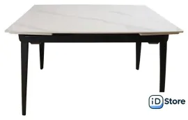 Кухонный стол Lagoma Орта керамика (белый глянец)