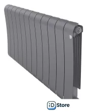 Биметаллический радиатор Royal Thermo Infinity 500 Silver Satin (12 секций)
