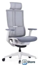 Офисное кресло SitZone E-303-001A-P1-WH (сетка, серый)