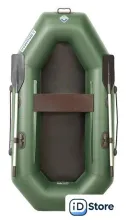 Гребная лодка Лоцман Стандарт 220 (зеленый)
