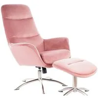 Интерьерное кресло Signal Nixon Velvet Bluvel 52 (античный розовый)