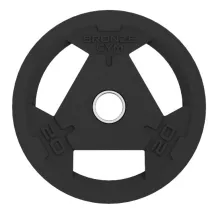 Диск олимпийский BRONZE GYM обрезиненный (20 кг)