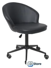 Офисное кресло AksHome Foxy (экокожа, черный/черный)