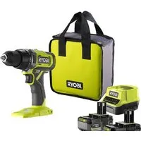 Дрель-шуруповерт Ryobi RDD18-2C52S 5133005522 (с 2-мя АКБ 2 Ач5 Ач, сумка)