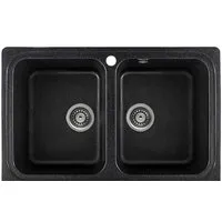 Кухонная мойка Gerhans C02 (черный)