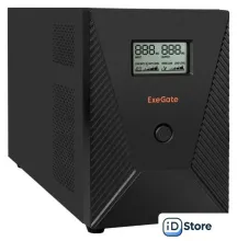 Источник бесперебойного питания ExeGate SpecialPro Smart LLB-3000.LCD.AVR.4SH.RJ.USB EP287660RUS