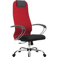 Офисное кресло Metta SU-BK-10 CH (красный/черный)