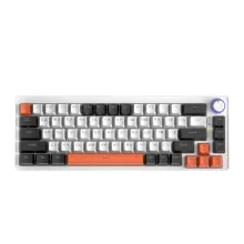 Проводная клавиатура Cyberlynx ZA68 White Black Orange (TNT Yellow)
