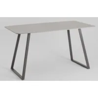 Обеденный стол Stool Group Vermont 140x80 / T-122 (керамика темная/серый)