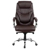 Офисное кресло King Style SHL-9-2 Tonpo PU Chrome (темно-коричневый)