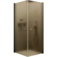 Душевой уголок MaybahGlass MGY-1301-2 (бронзовое матовое стекло/бронзовый)