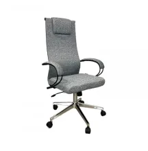 Кресло Situp MICHAEL chrome (ткань Gray / Gray) механизм DMS