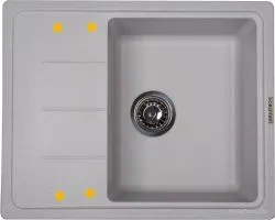 Кухонная мойка Ecoshtein Rechteck 620 (серый шелк)