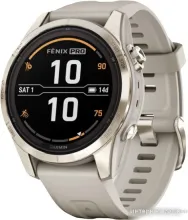 Умные часы Garmin Fenix 7S Pro Sapphire Solar (мягкое золото/песок)