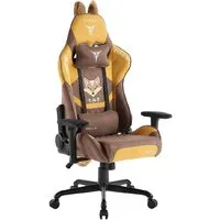 Игровое (геймерское) кресло Zone51 Tanuki (коричневы/оранжевый)