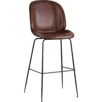 Стул Stool Group Турин 8319TB (экокожа коричневый/черные ножки)