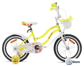 Детский велосипед AIST Wiki 16 2025 (желтый, разобранный)