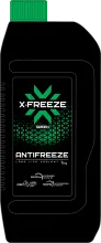 Антифриз X-FREEZE Green (зеленый), в п/э бут. 1 кг