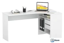 Стол Сокол СПм-25 (правый, белый)