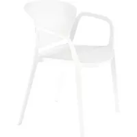 Стул с подлокотниками Halmar K491 (белый)