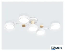 Припотолочная люстра Ambrella light FL4834/5 WH
