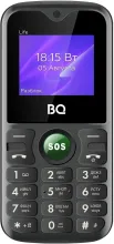 Кнопочный телефон BQ-Mobile BQ-1853 Life (черный/зеленый)