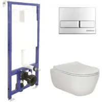 Унитаз подвесной Berges Wasserhaus Ego Rimless Toma Slim Novum525 L3 047213