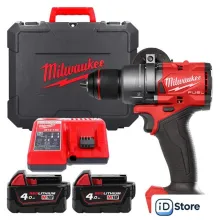 Ударная дрель-шуруповерт Milwaukee M18 FUEL M18FPD3-402C 4933492473 (с 2-мя АКБ 4 Ач, кейс)
