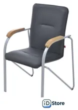 Офисный стул Фабрикант Самба BOX4 (DO 350 черный/AL/орех)