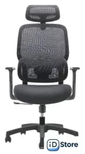 Офисное кресло SitZone U-073A (сетка/ткань, черный)