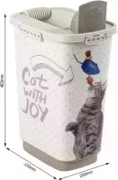 Емкость для хранения корма Rotho Cody Cat with Joy / 4001910534