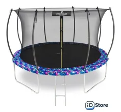 Батут Calviano Inside Master Smile 374 см - 12ft (внутренняя сетка, с лестницей)