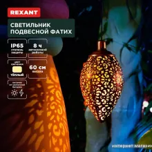 Уличный подвесной светильник Rexant Фатих 602-2402