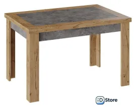 Кухонный стол Трия Хьюстон тип 4 раздвижной (черный/каттхилт)