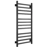 Полотенцесушитель водяной Ростела Квадро V 30 400х1200/12 1/2" (Ral 9005, нижнее подключение)