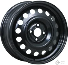 Штампованные диски TREBL 1676 16x6.5" 4x100мм DIA 60.1мм ET 37мм Black