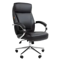 Кресло офисное CHAIRMAN 794 (натуральная кожа/экокожа, черный)